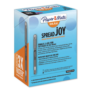 Paper Mate® Inkjoy Gel Pen Value Pack, Stick, Medium 0.7 Mm, Black Ink, Black Barrel, 36-pack freeshipping - TVN Wholesale